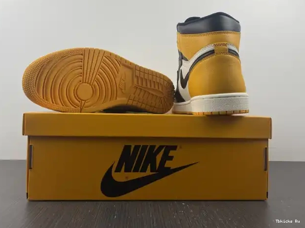 Cheap TBK Yellow 555088-711 Jordan Air 1 High Toe OG 0328